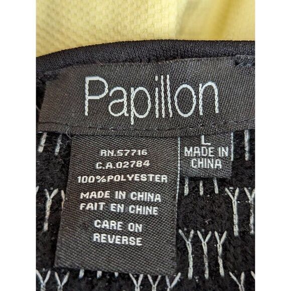 Papillon Women's Long Sleeve Colorblock Tunic Dress Size Large - Picture 12 of 16